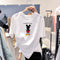 Hong Kong T-Shirt Short Sleeve Women Summer Loose Harajuku BF Student Tops T-Shirt