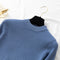 IMG 119 of Hong Kong Round-Neck chicLong Sleeved Sweater Women Short Slim Look Undershirt Thin Outerwear