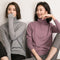 Img 3 - Sweater All-Matching Turtleneck Women High Collar Solid Colored Warm Slim Look Undershirt