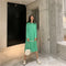 Img 8 - Korean Loose Slim-Look Long Sleeved Straight Solid Colored Women Mid-Length Student Dress