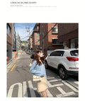 IMG 109 of Korean Women Loose Lazy Long Sleeved Short V-Neck Knitted Sweater Cardigan Outerwear