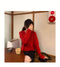 IMG 126 of Korean Women Loose Lazy Long Sleeved Short V-Neck Knitted Sweater Cardigan Outerwear