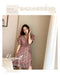 Img 9 - Dress Women Summer Korean Fairy Look Slimming Floral A-Line INS Women Young Look Western Slim-Look Dress