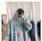 IMG 119 of Graffiti Sweatshirt Hooded insHip-Hop Hip-Hop Loose Trendy All-Matching Outerwear