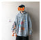 IMG 116 of Graffiti Sweatshirt Hooded insHip-Hop Hip-Hop Loose Trendy All-Matching Outerwear