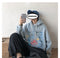 IMG 126 of Graffiti Sweatshirt Hooded insHip-Hop Hip-Hop Loose Trendy All-Matching Outerwear