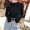 Img 7 - Women Half-Height Collar Loose Slim-Look Outdoor Sweater