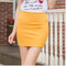 Img 4 - Summer Korean Candy Colors Hip Flattering High Waist Slim-Look Sexy A-Line Pencil Skirt