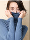 IMG 103 of Sweater All-Matching Turtleneck Women High Collar Solid Colored Warm Slim Look Undershirt Outerwear