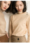 IMG 120 of Sweater All-Matching Turtleneck Women High Collar Solid Colored Warm Slim Look Undershirt Outerwear