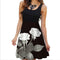 Img 2 - Europe Hot Selling Sleeveless Round-Neck Women Digital Printed Dress