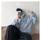 IMG 127 of Graffiti Sweatshirt Hooded insHip-Hop Hip-Hop Loose Trendy All-Matching Outerwear