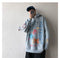 IMG 123 of Graffiti Sweatshirt Hooded insHip-Hop Hip-Hop Loose Trendy All-Matching Outerwear