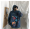 IMG 130 of Graffiti Sweatshirt Hooded insHip-Hop Hip-Hop Loose Trendy All-Matching Outerwear