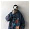 IMG 136 of Graffiti Sweatshirt Hooded insHip-Hop Hip-Hop Loose Trendy All-Matching Outerwear