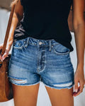 Img 4 - Hot Selling Summer Europe Women Denim Pants Ripped Shorts Pants