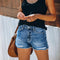 Img 1 - Hot Selling Summer Europe Women Denim Pants Ripped Shorts Pants