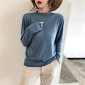 Img 9 - Women Half-Height Collar Loose Slim-Look Outdoor Sweater