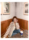 IMG 111 of Vintage Jacquard Sweater Cardigan Women Loose Lazy Popular Tops Outerwear