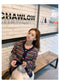 IMG 130 of Vintage Jacquard Sweater Cardigan Women Loose Lazy Popular Tops Outerwear