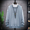 Sweatshirt Long Sleeved Trendy Minimalist Embroidery Tops T-Shirt Loose All-Matching Outerwear