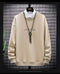 IMG 119 of Non Sweatshirt Long Sleeved Trendy Minimalist Embroidery Tops T-Shirt Loose All-Matching Outerwear