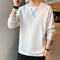 Round-Neck Sweatshirt Trendy Teens Loose Long Sleeved Outerwear