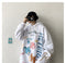 IMG 111 of Graffiti Sweatshirt Hooded insHip-Hop Hip-Hop Loose Trendy All-Matching Outerwear