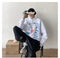 IMG 108 of Graffiti Sweatshirt Hooded insHip-Hop Hip-Hop Loose Trendy All-Matching Outerwear