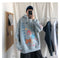 IMG 117 of Graffiti Sweatshirt Hooded insHip-Hop Hip-Hop Loose Trendy All-Matching Outerwear