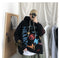 IMG 142 of Graffiti Sweatshirt Hooded insHip-Hop Hip-Hop Loose Trendy All-Matching Outerwear
