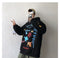 IMG 144 of Graffiti Sweatshirt Hooded insHip-Hop Hip-Hop Loose Trendy All-Matching Outerwear
