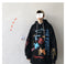 IMG 145 of Graffiti Sweatshirt Hooded insHip-Hop Hip-Hop Loose Trendy All-Matching Outerwear