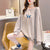 Women Korean Thin Long Sleeved Sweatshirt Casual Plus Size Loose Slim Look Tops Outerwear