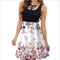 Img 13 - Europe Hot Selling Sleeveless Round-Neck Women Digital Printed Dress