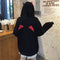 IMG 105 of Plus Size Sweatshirt Women Korean Student Loose Hooded Tops insKorea Outerwear