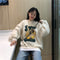 IMG 105 of Sweatshirt Korean Loose Women Student Tops Outerwear