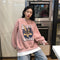 IMG 113 of Sweatshirt Korean Loose Women Student Tops Outerwear