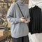 Img 4 - High Collar Men Loose Korean Trendy Solid Colored insHong Kong Sweater