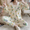 Chequered Pajamas Women Long Sleeved Lace Korean Casual Sets Sweet Look INS Princess Loungewear Sleepwear