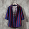 Img 12 - Men Printed Three-Quarter Length Sleeves Striped Shirt Trendy Casual Non Iron Youth Men Shirt