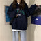 IMG 106 of Thin Choose From Hooded Sweatshirt Women Loose Korean Student Tops Outerwear