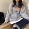 IMG 108 of Thin Choose From Hooded Sweatshirt Women Loose Korean Student Tops Outerwear