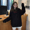 IMG 110 of Plus Size Sweatshirt Women Korean Student Loose Hooded Tops insKorea Outerwear
