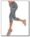 Img 17 - Europe Printed Leggings Women Cropped Sporty Yoga Pants