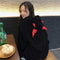 Img 4 - Plus Size Sweatshirt Women Korean Student Loose Hooded Tops insKorea