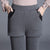 Img 1 - Thick Leggings Outdoor False Two-Piece High Waist Stretchable Skorts Leggings