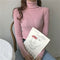 Img 1 - High Collar Sweater Women Solid Colored Slimming Slim-Look Long Sleeved Innerwear