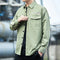 Img 2 - Loose Long Sleeved Cargo Shirt Trendy Multi-Pockets Handsome
