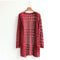 IMG 160 of Women Korean Mid-Length Loose Knitted Cardigan Sweater Tops Outerwear